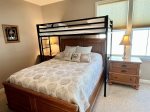 Bedroom 3 w/Queen bed & Twin bunk
